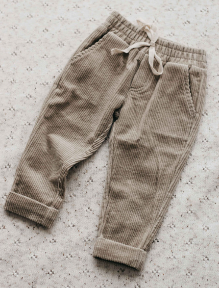 Cord Joggers Khaki