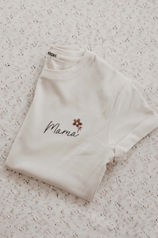 Mama Tee Blossom Beige [sz:small]