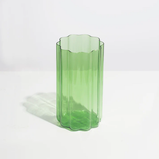 Wave Vase Green 