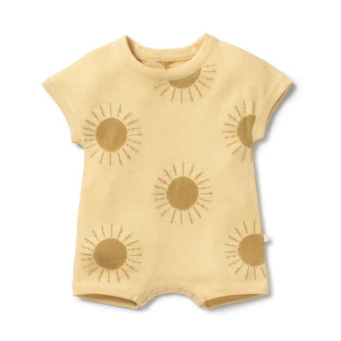 Sunshine Organic Knitted Growsuit [sz:0-3 Months]