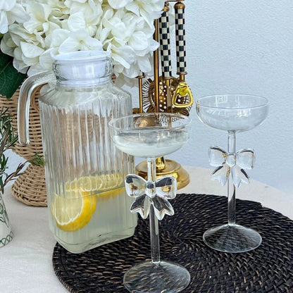 The Signature Bow Coupe Glass Clear
