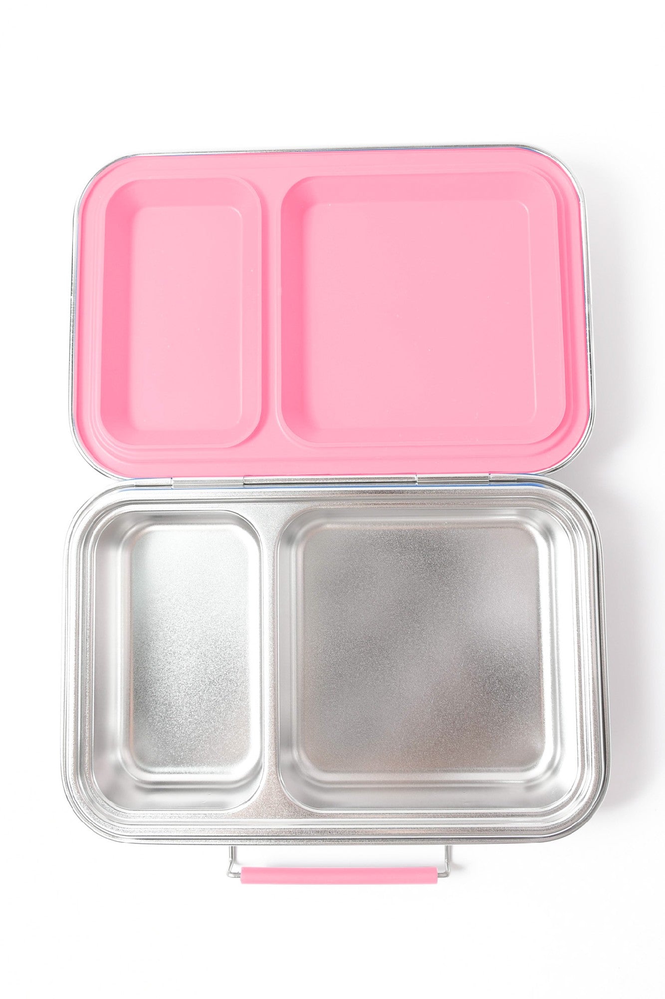 Bento Lunch Box 2 Compartment Pink Rose
