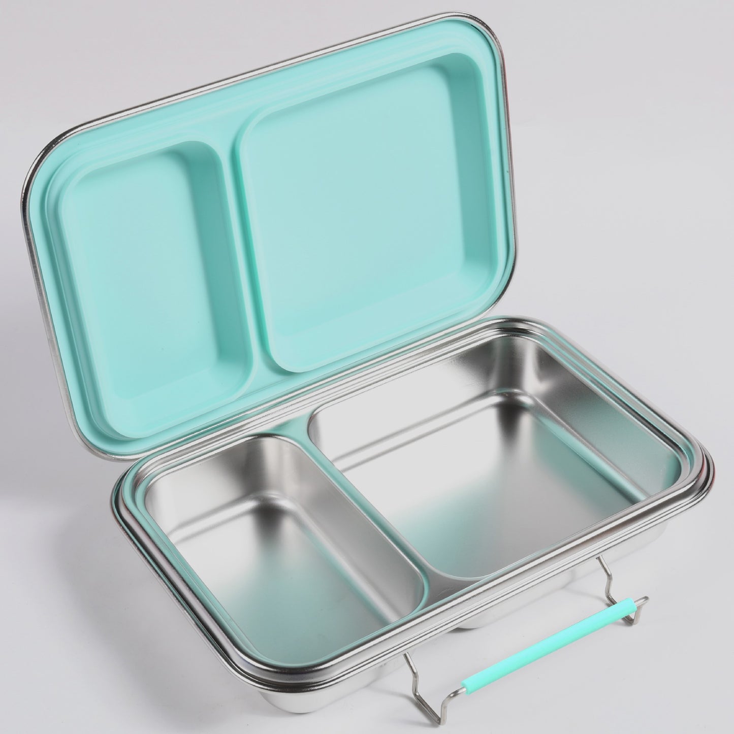Bento Lunch Box 2 Compartment Mint
