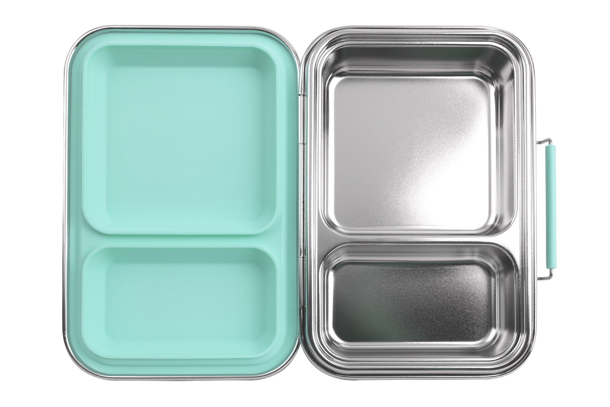 Bento Lunch Box 2 Compartment Mint