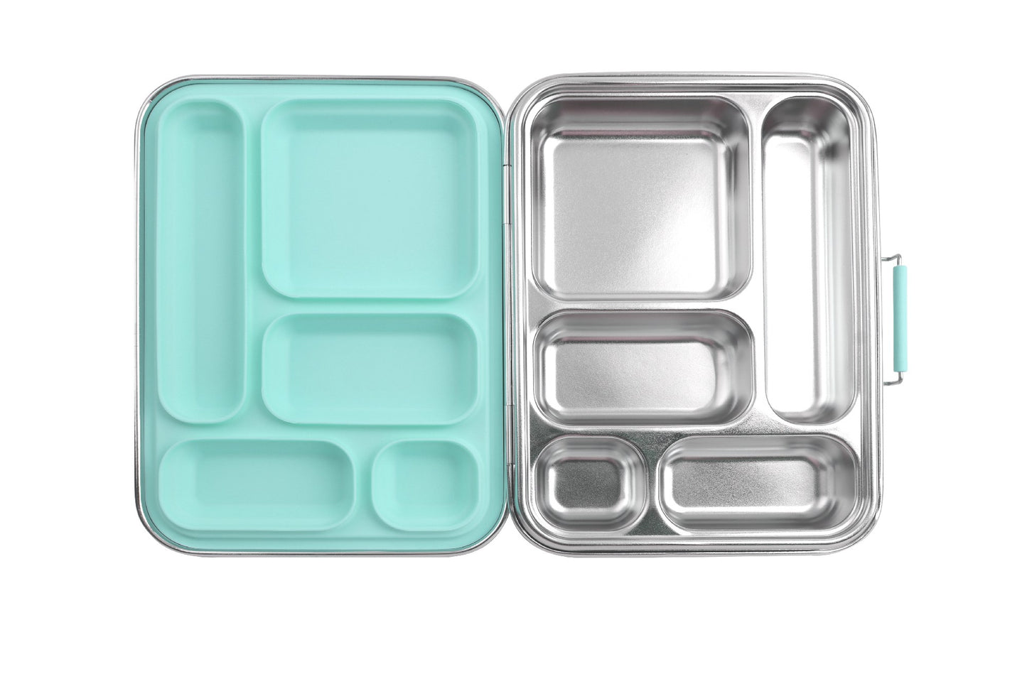 Bento Lunch Box 5 Compartment Mint