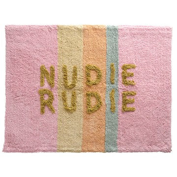 Nudie Rudie Bubblegum Stripe Bathmat