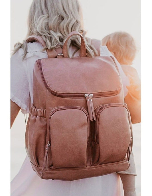 Nappy Backpack Dusty Rose Faux Leather