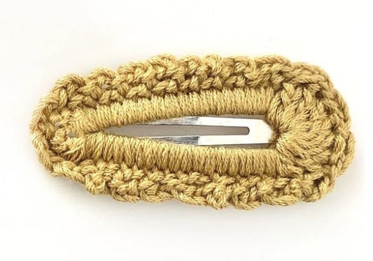 Crochet Clip Mustard