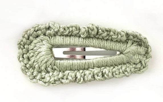 Crochet Clip Sage Green