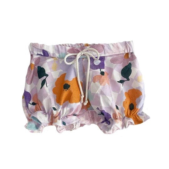 Flowers Shirred Shorties