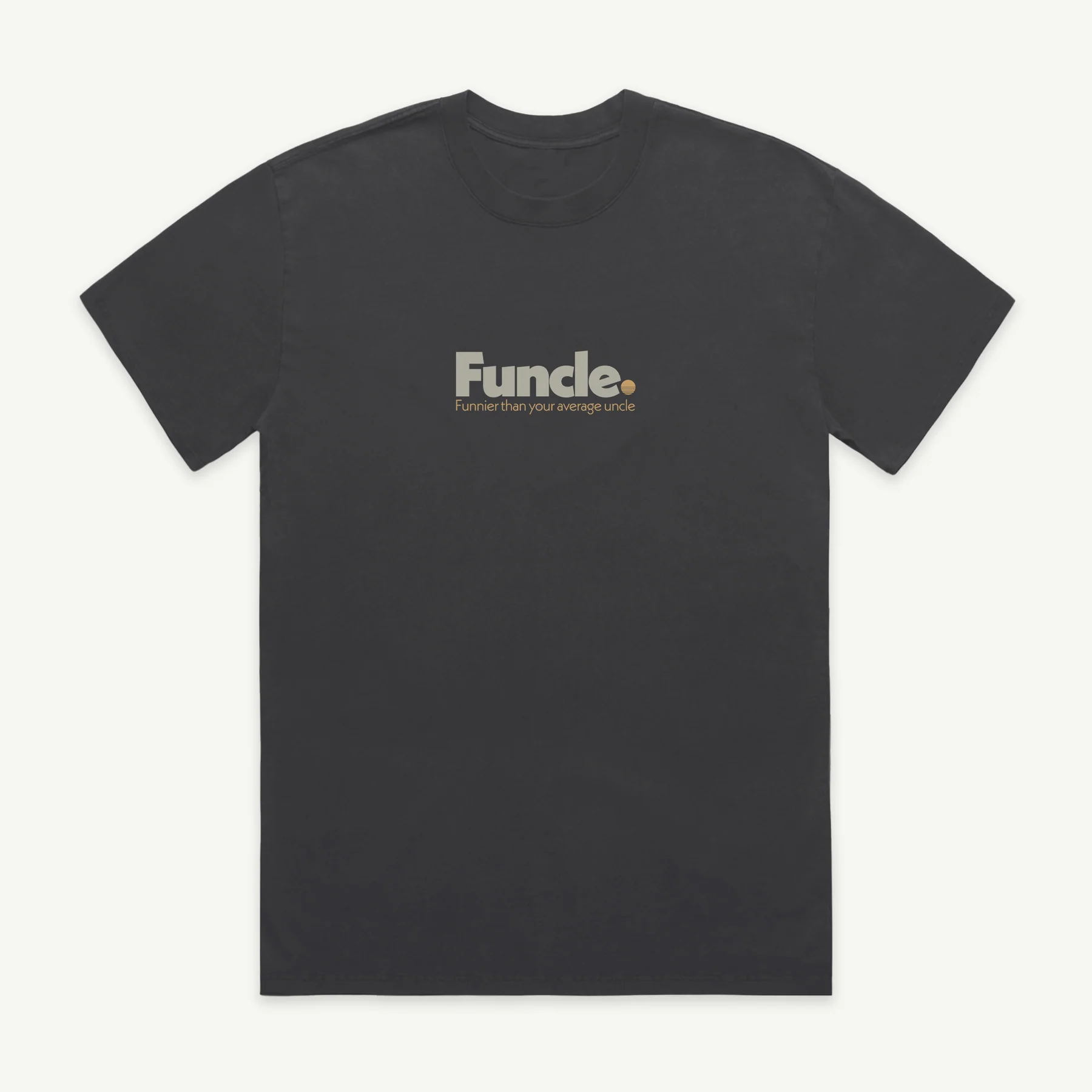 Funcle Cotton Tee Faded Black [sz:extra Large]