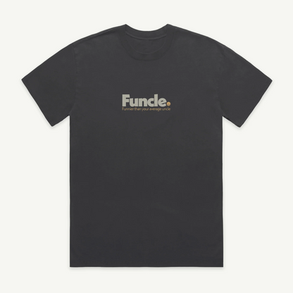Funcle Cotton Tee Faded Black [sz:extra Large]