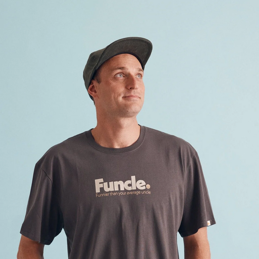 Funcle Cotton Tee Faded Black [sz:extra Large]