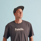 Funcle Cotton Tee Faded Black [sz:extra Large]