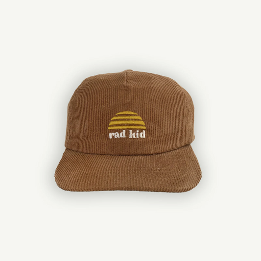 Rad Kid Cord Cap - Tan [sz:kid]