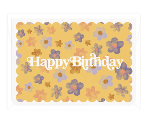 Happy Birthday Blossoms Greeting Card – The Jones Girls Collections