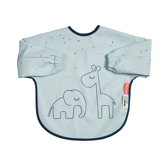 Sleeved Bib Dreamy Dots Blue