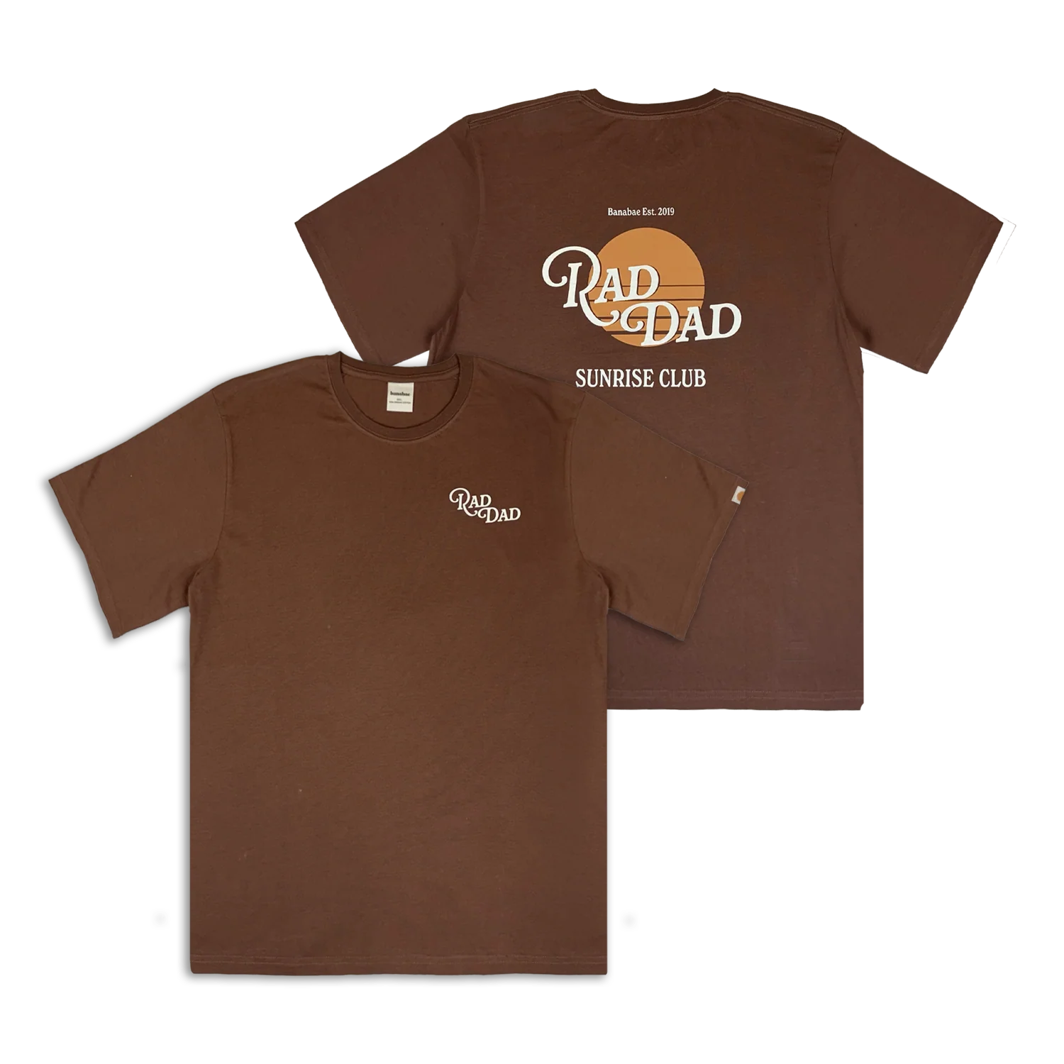 Rad Dad Sunrise Tee Choc [sz:large]