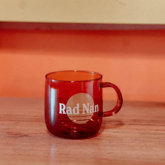 Rad Nan Glass Mug Amber