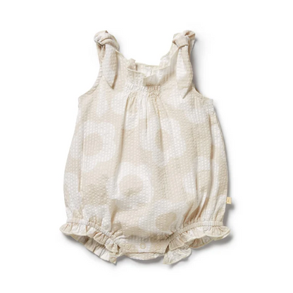 Daisy Bloom Tie Playsuit [sz:0-3 Months]