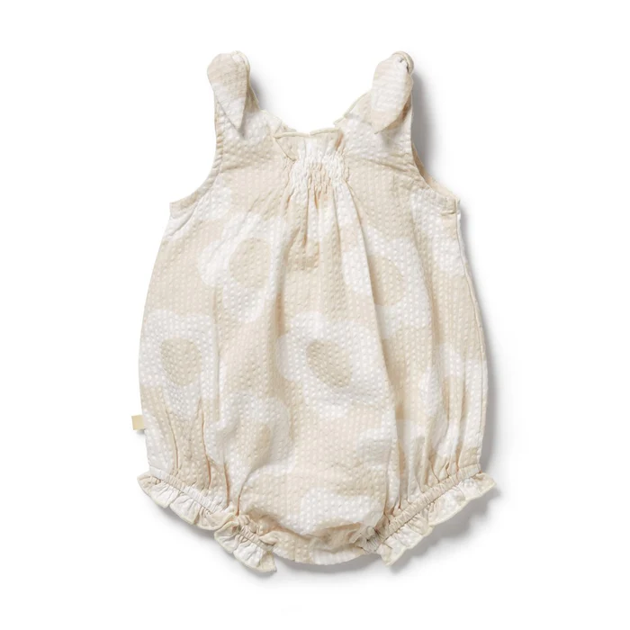 Daisy Bloom Tie Playsuit [sz:0-3 Months]