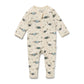 Woolly Whales Organic Zipsuit With Feet [sz:newborn]