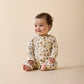 Maple Glow Organic Zipsuit Wiht Feet [sz:0-3 Months]