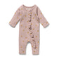 Mini Mando Organic Waffle Ruffle Zipsuit [sz:0-3 Months]