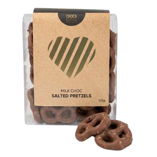 Milk Chocolate Salted Pretzels 125g