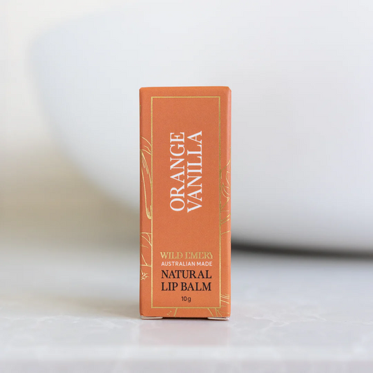 Natural Lip Balm Orange And Vanilla