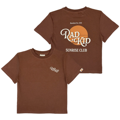 Rad Kid Sunrise Tee Choc [sz:1]