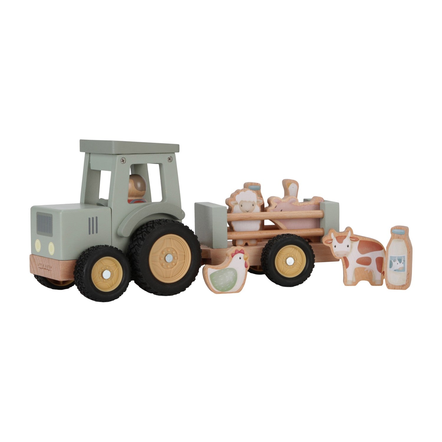 Little Farm Tractor With Trailer