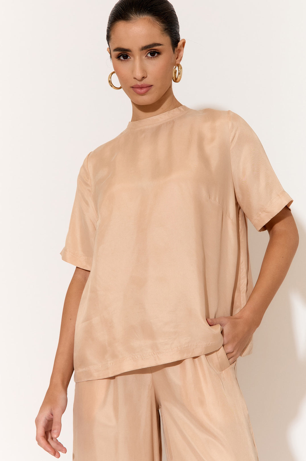 Arden Cupro Top Camel [sz:8]