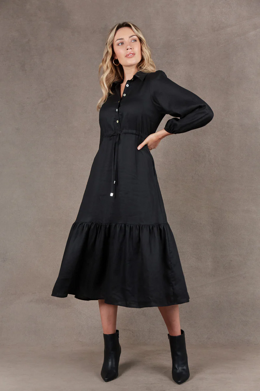 Nama Shirt Dress Ebony [sz:medium]