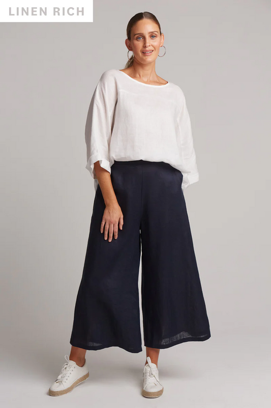 Studio Crop Pant Navy [sz:extra Large]