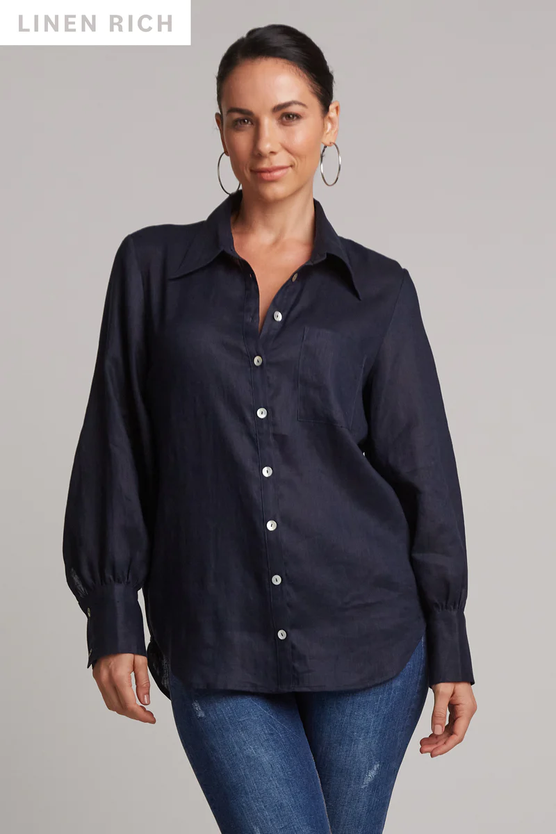 Studio Shirt Navy [sz:small]