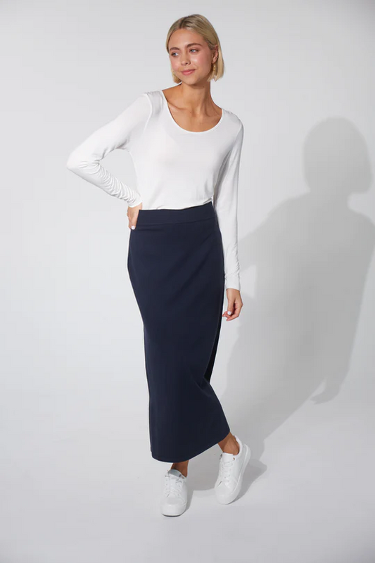 Nikolai Knit Skirt Midnight [sz:large/ Extra Large]