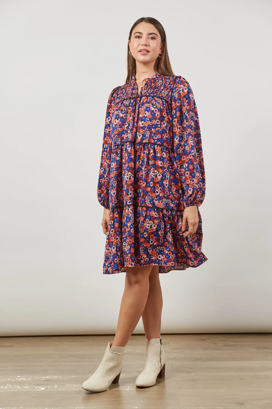 Romance Dress Azure Bloom [sz:medium/large]