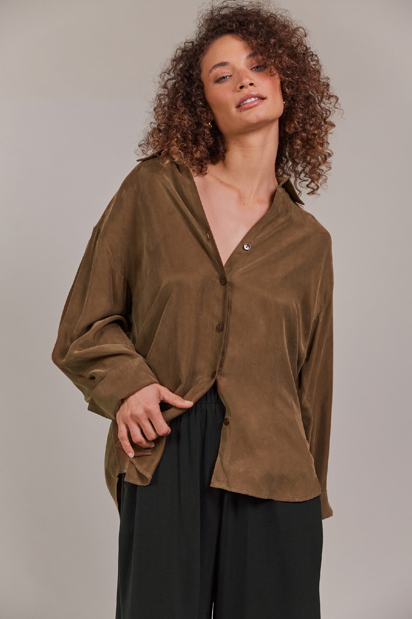 Eden Shirt Tobacco [sz:extra Small]