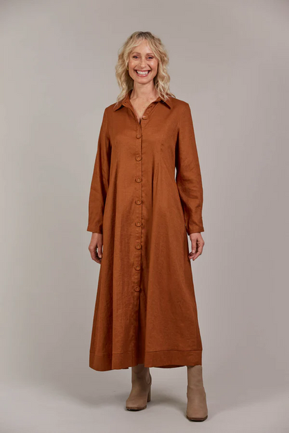 Laax Shirt Dress Hazel [sz:small]