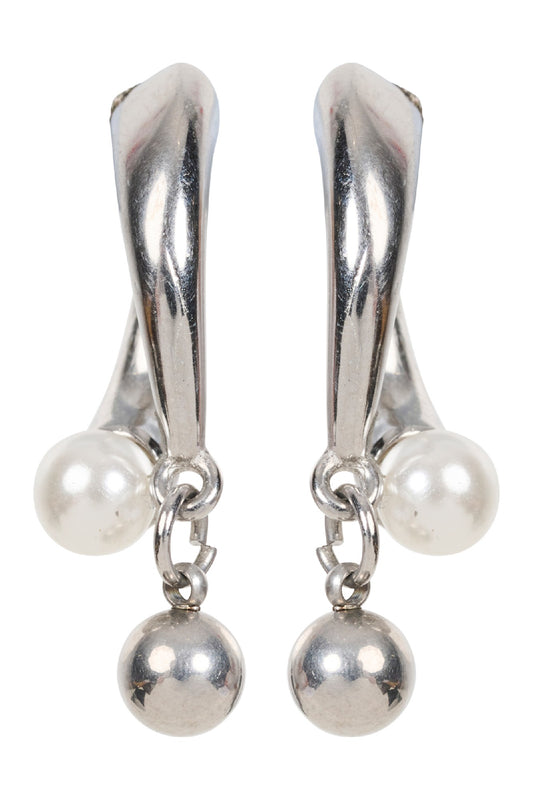 Oline Orb Earring - Pearl