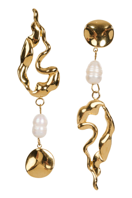 Aurora Pearl Earring - Ripple