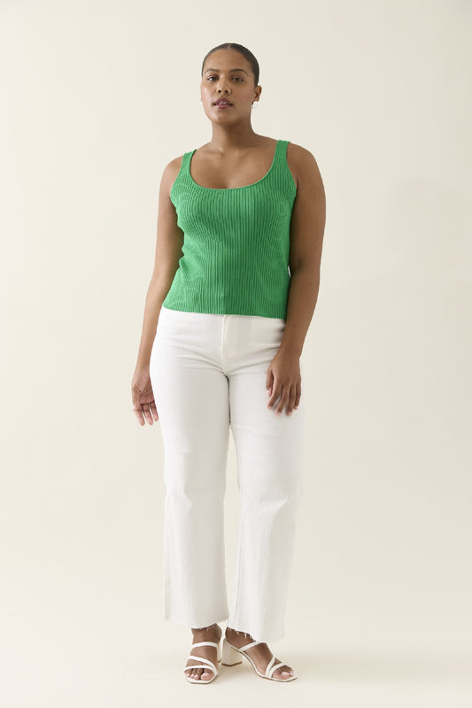 Adele Tank Green [sz:extra Small]