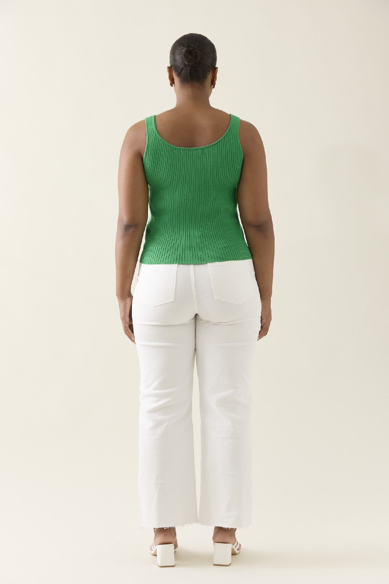 Adele Tank Green [sz:extra Small]