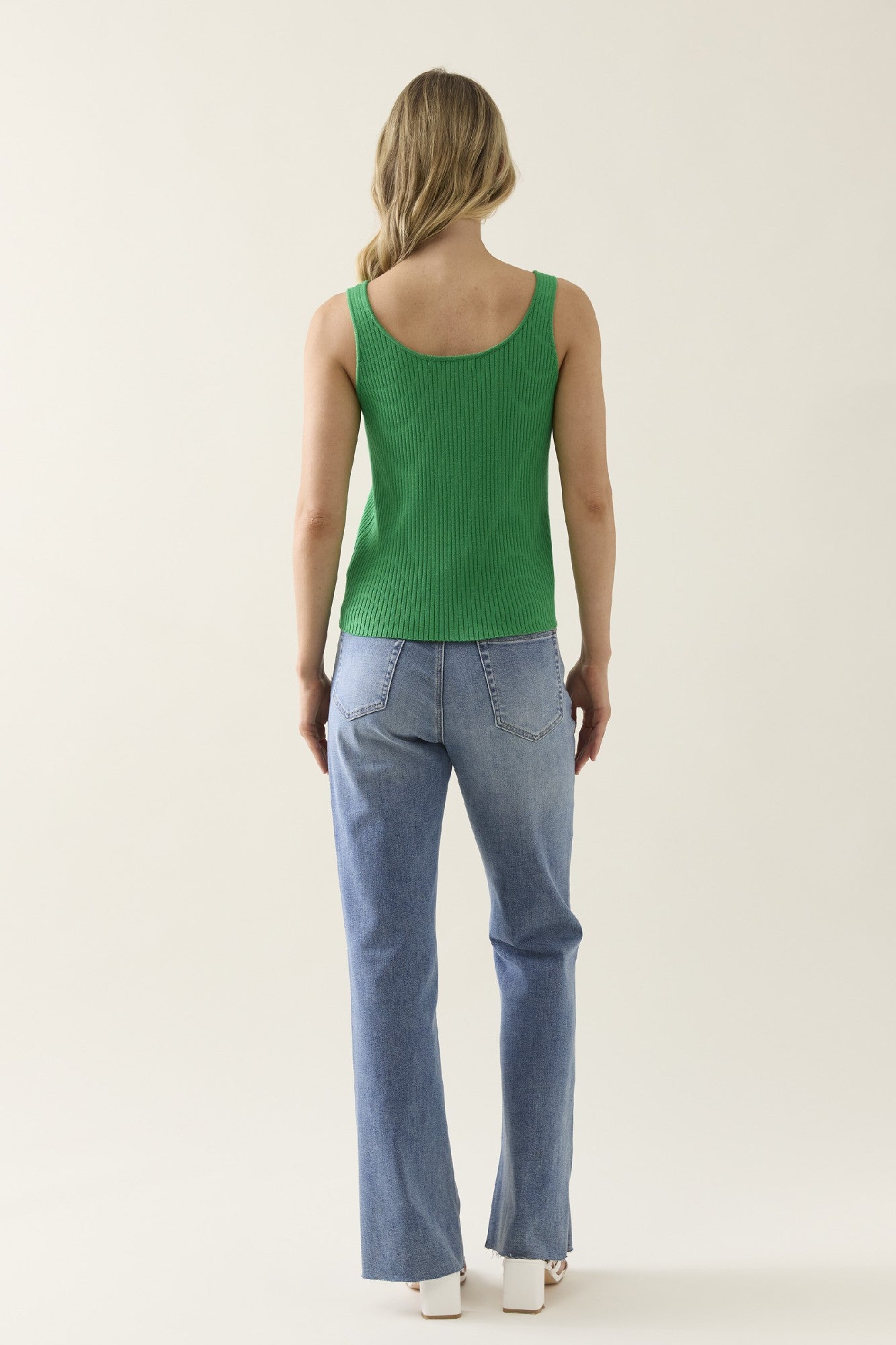 Adele Tank Green [sz:extra Small]