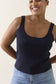 Adele Tank Navy [sz:extra Small]