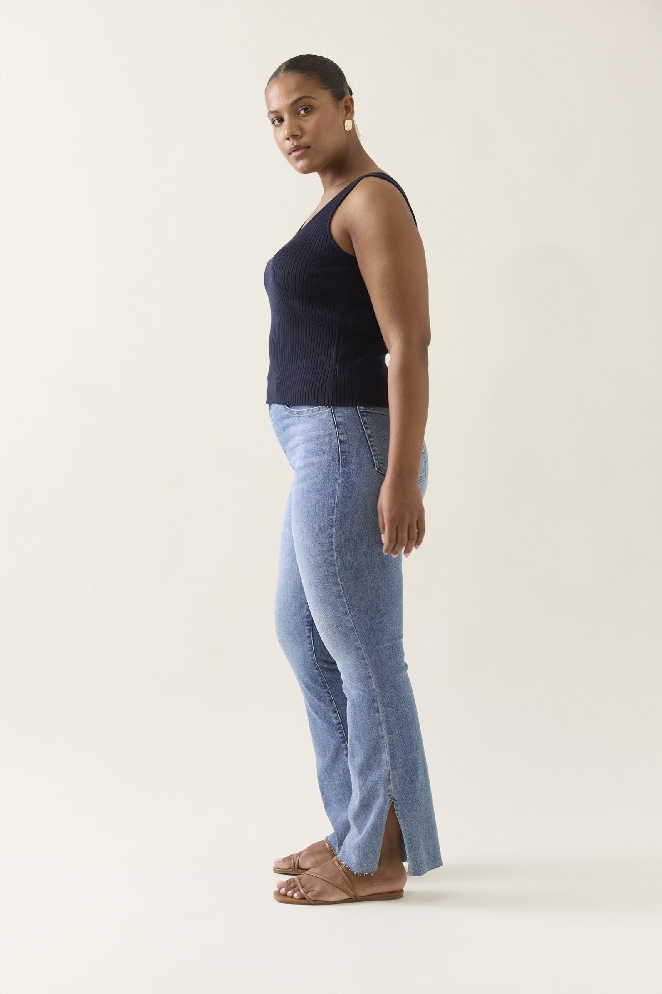 Adele Tank Navy [sz:extra Small]