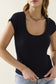Adele Knit Tshirt Navy [sz:extra Small]