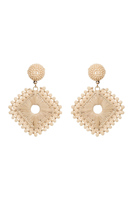 Sylvie Diamond Earring - Canvas