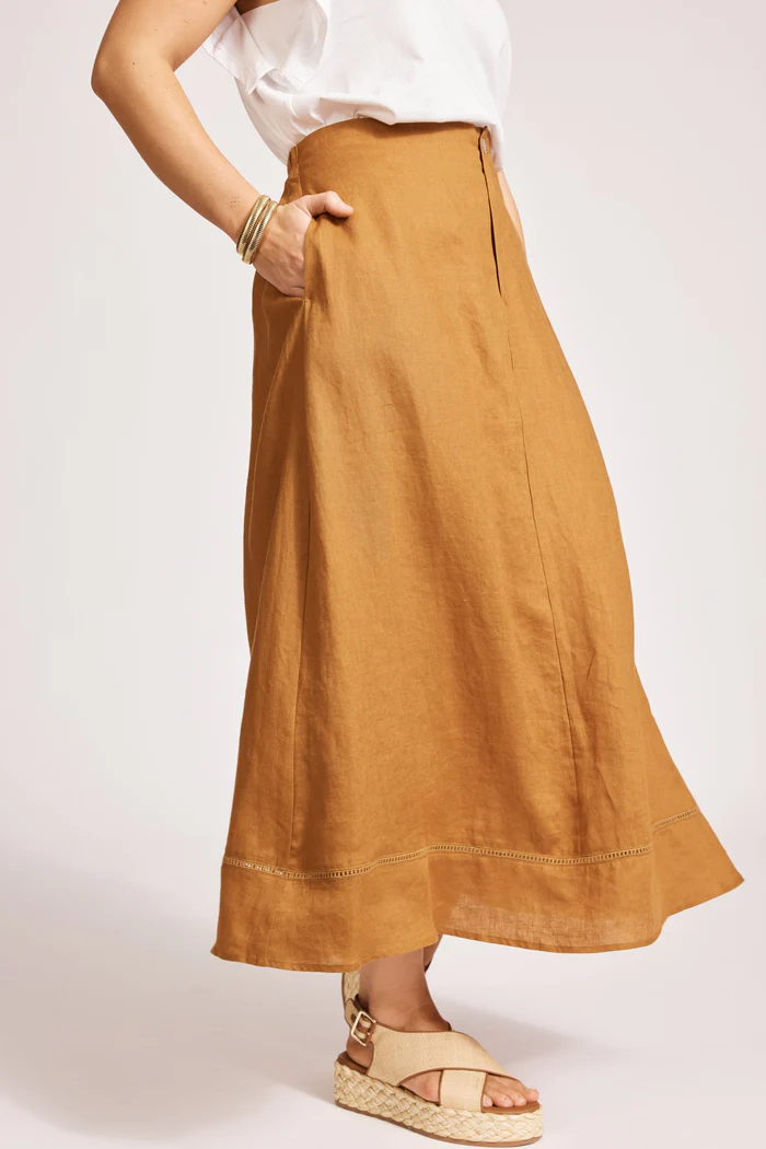 Miramar Maxi Skirt Caramel [sz:small]